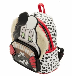 LOUNGEFLY 101 Dalmatians Cruella De Villains Scene Mini Backpack 7 LOUNGEFLY 101 Dalmatians Cruella De Villains Scene Mini Backpack -Toys Gift Store 101 dalmatians cruella de villains scene mini backpack 3 33074499125432