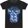 2021 Electric Mickey Glow In The Dark Youth Tee Black