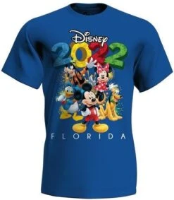 2022 Mickey & Fun Friends Adult Shirt Royal