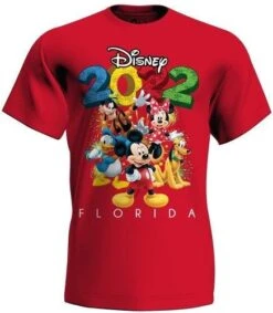 2022 Mickey & Fun Friends Toddler Shirt Red
