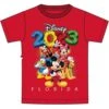 2023 Adult Mickey And Friends Unisex Tee, Red
