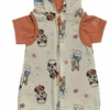 Disney Baby Girls' Minnie Mouse And Daisy Hooded Coverall Set