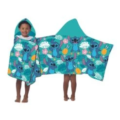 30"x50" Silk Touch Flannel Hooded Throws - Lilo&Stitch