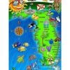 30"x60" Hot Florida Map Velour Beach Towel