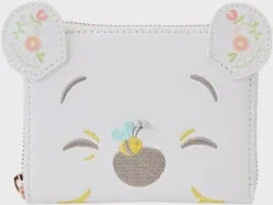 LOUNGEFLY Disney Winnie The Pooh Cosplay Folk Floral Zip Around Wallet