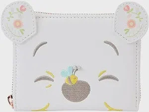 LOUNGEFLY Disney Winnie The Pooh Cosplay Folk Floral Zip Around Wallet 1 LOUNGEFLY Disney Winnie The Pooh Cosplay Folk Floral Zip Around Wallet