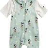 Disney Baby Mickey Mouse Sleeveless Coveralls Set