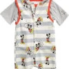 Disney Baby Mickey Mouse Coverall And T-shirt