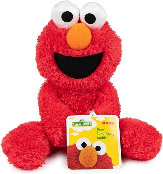 SpinMaster Sesame Street Official Elmo Take Along Buddy Plush 13" 1 SpinMaster Sesame Street Official Elmo Take Along Buddy Plush 13"