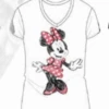 Ladies Minnie Mouse Loungewear White Tee