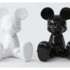 Mickey Mouse Sitting B&W Salt & Pepper Shakers