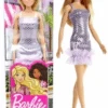 Barbie Mini Purple Dresses Blonde