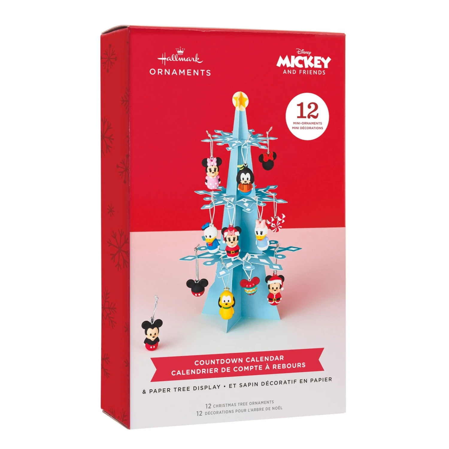 Disney Mickey Mouse And Friends Hallmark Countdown Calendar Paper Tree Set With 12 Mini Ornaments 1 Disney Mickey Mouse And Friends Hallmark Countdown Calendar Paper Tree Set With 12 Mini Ornaments