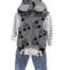 Disney Baby Mickey Blue 3pc Vest Set