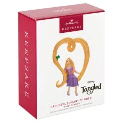Hallmark Disney Tangled Rapunzel's Heart Of Gold Ornament