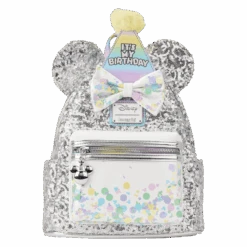 LOUNGEFLY Mickey & Friends Birthday Celebration Mini Backpack
