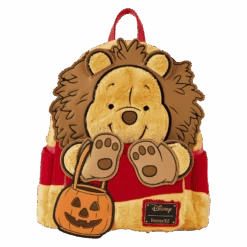 LOUNGEFLY Winnie The Pooh Halloween Costume Plush Cosplay Mini Backpack