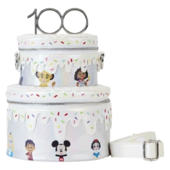 LOUNGEFLY Disney100 Anniversary Celebration Cake Crossbody Bag