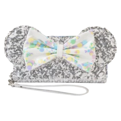 LOUNGEFLY Mickey & Friends Birthday Celebration Zip Around Wallet