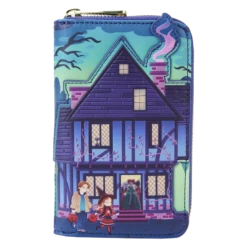 LOUNGEFLY Hocus Pocus Sanderson Sisters’ House Glow Zip Around Wallet