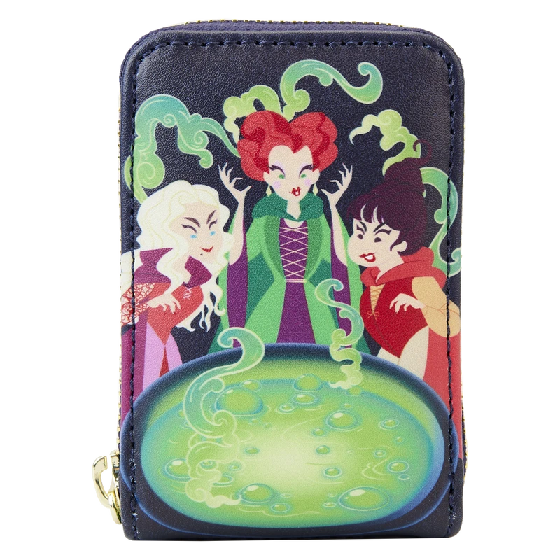 LOUNGEFLY Hocus Pocus Sanderson Sisters Cauldron Glow Accordion Wallet 1 LOUNGEFLY Hocus Pocus Sanderson Sisters Cauldron Glow Accordion Wallet