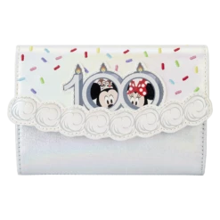LOUNGEFLY Disney100 Anniversary Celebration Cake Flap Wallet