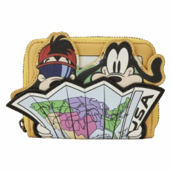 LOUNGEFLY A Goofy Movie Road Trip Zip Around Wallet