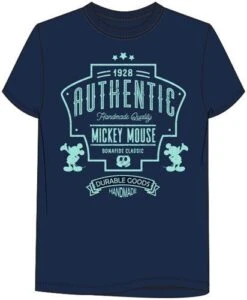 Adult Bonafide Mickey Mouse Tee, Navy