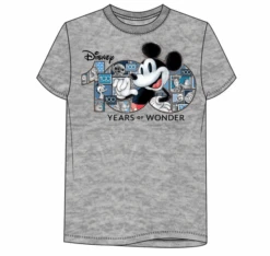 Adult Disney 100 Years Of Wonder Mickey Gray Tee