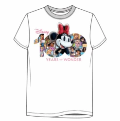 Adult Disney 100 Years Of Wonder Minnie White Tee