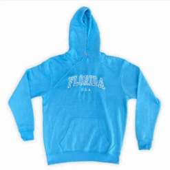 Adult Florida Pullover Sweatshirt- Sky Blue