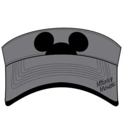 Adult Hidden Mickey Visor, Gray