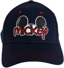 Adult Mickey Fan Baseball Hat Black