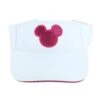 Adult Mickey Shimmer Visor, White