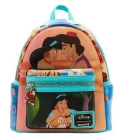 LOUNGEFLY Aladdin Princess Scenes Mini Backpack
