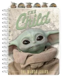 Baby Yoda Notebook Star Wars Mandalorian Tab Journal For Kids
