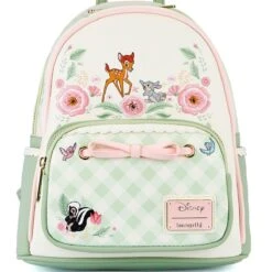 LOUNGEFLY Bambi Spring Time Gingham Mini-Backpack -Toys Gift Store bambi spring time gingham mini backpack 7 33074339217592