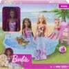 Barbie Brunette, And Pool Playset With Slide And Accessories