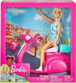 Barbie Doll & Scooter Playset