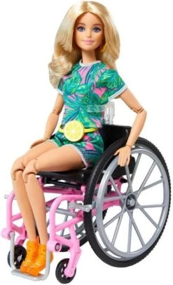 Barbie Fashionistas Doll With Wheelchair & Long Blonde Hair
