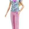 Barbie Nurse Blonde Doll (12-in) With Scrubs