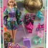 Barbie Travel Playset With Fashionistas Travel Doll