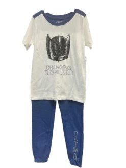 Batman Shirt And Joggers Set For Little Boys