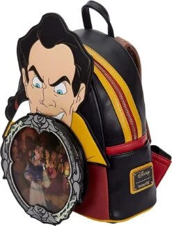LOUNGEFLY Beauty And The Beast Gaston Lenticular Mini-Backpack -Toys Gift Store beauty and the beast gaston lenticular mini backpack 3 33074421366968