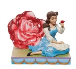 Enesco Belle Clear Resin Rose Figurine