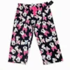 Black Disney Minnie Mouse Women Sleep Pants