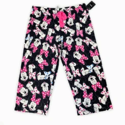 Black Disney Minnie Mouse Women Sleep Pants