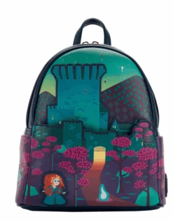 LOUNGEFLY Brave Princess Merida Castle Mini Backpack