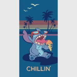 Chillin Lilo & Stitch Disney Beach Towel