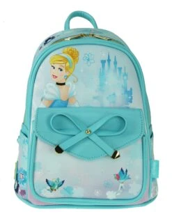 Cinderella 11″ Faux Leather Mini Backpack – Ribbon